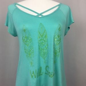 Papaya, “Wild Spirit” Mint Green T-shirt